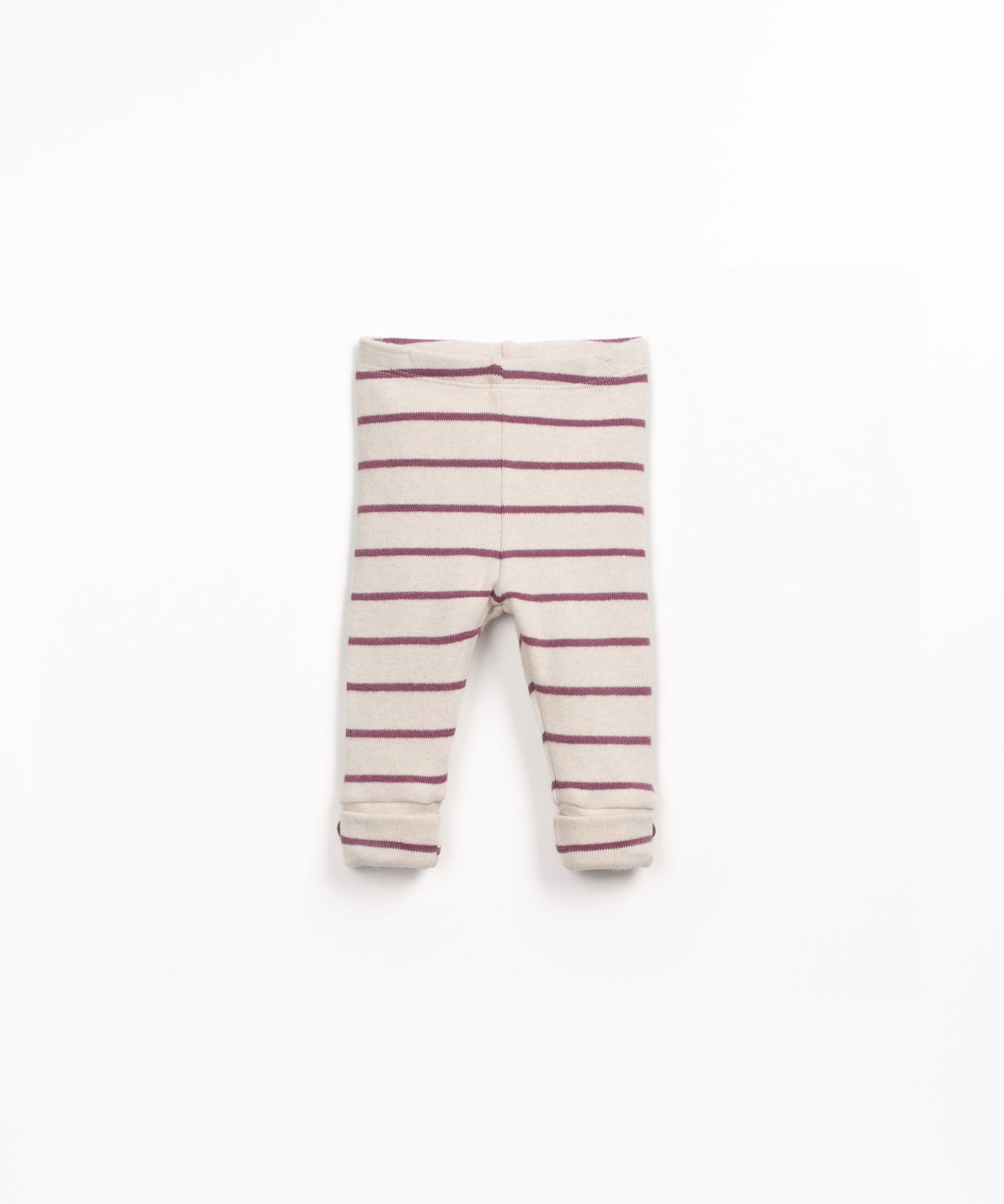 Striped jersey leggings