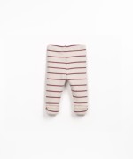 Leggings with a blend of natural fibers and recycled fibers