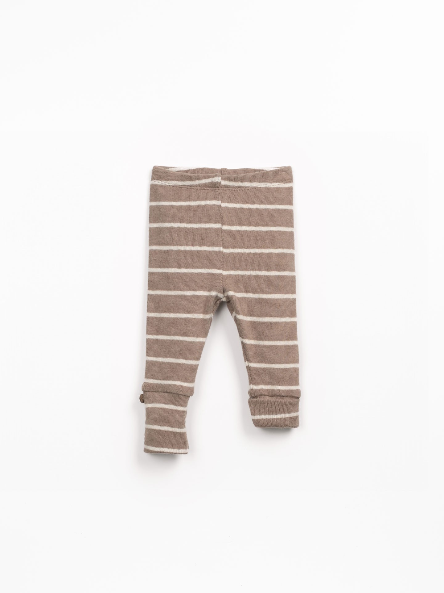 Leggings in maglia a righe