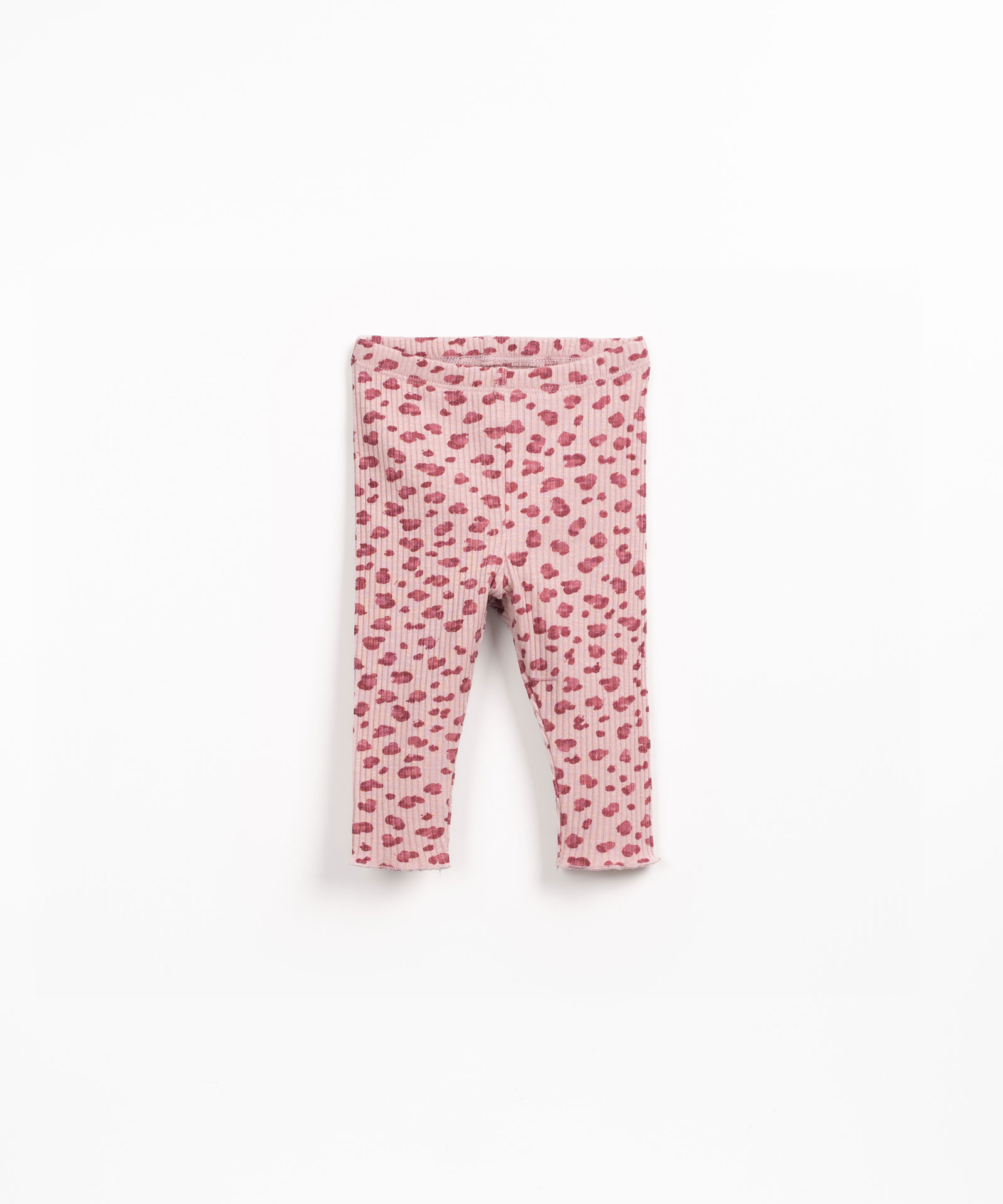Leggings de canalé con estampado