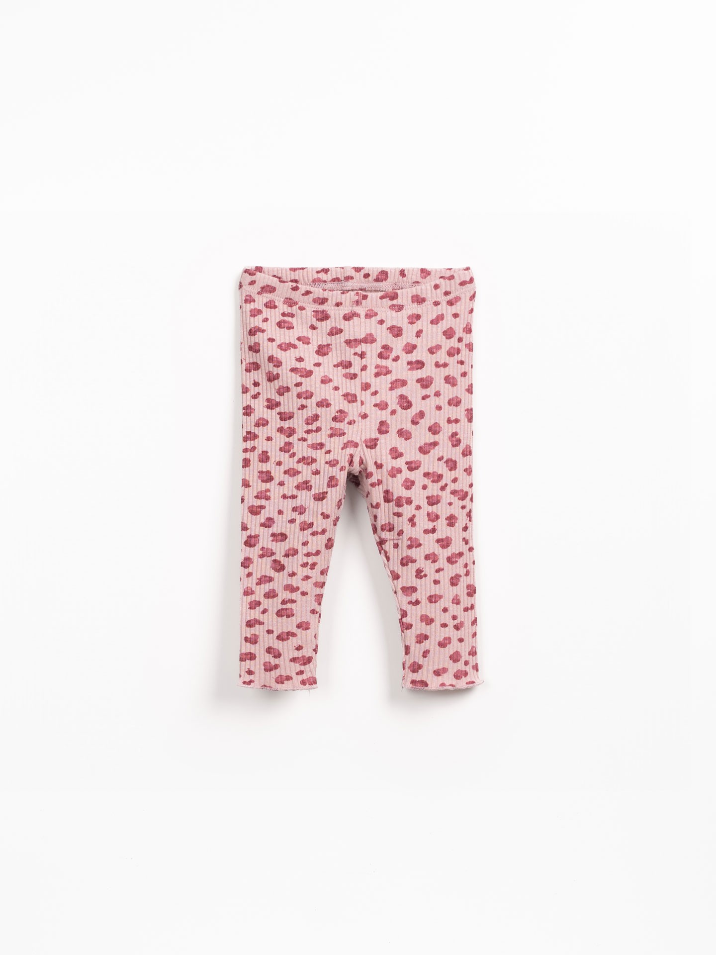 Leggings de canalé con estampado