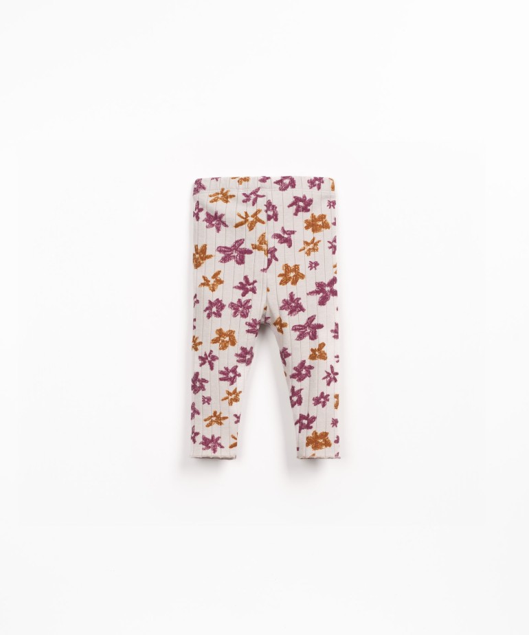 Jersey leggings in a blend of natural and recycled fibers