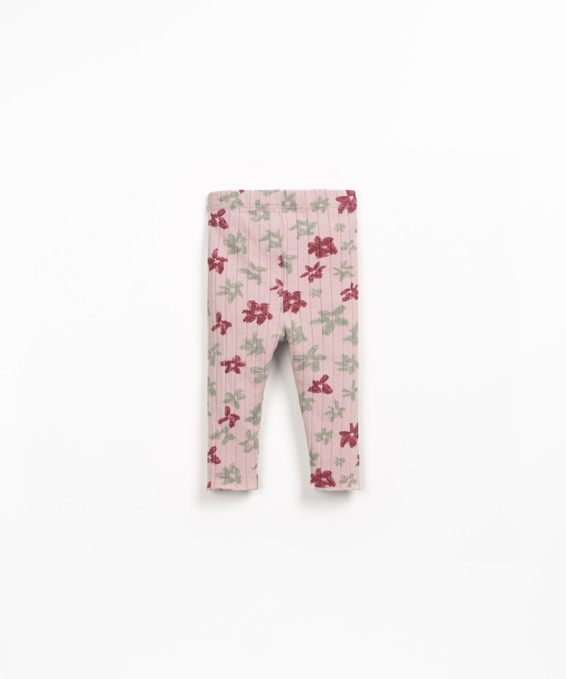 Jersey leggings with floral print