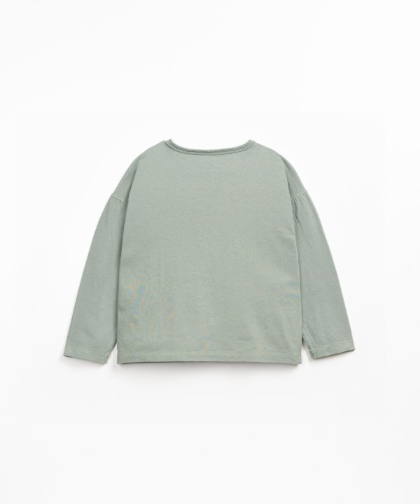 Jersey T-shirt in organic and recycled cotton