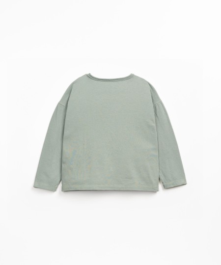 Jersey T-shirt in organic and recycled cotton