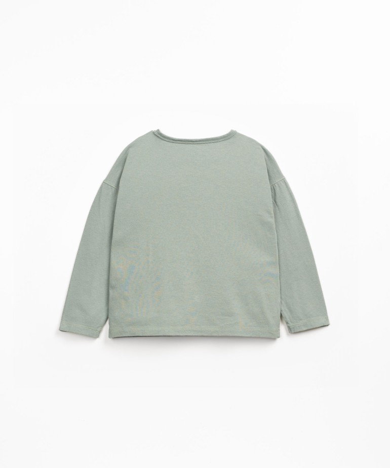 Jersey T-shirt in organic and recycled cotton