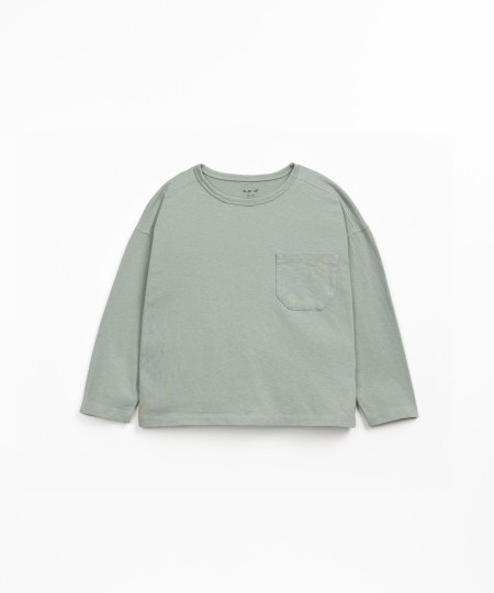 Jersey T-shirt in organic and recycled cotton