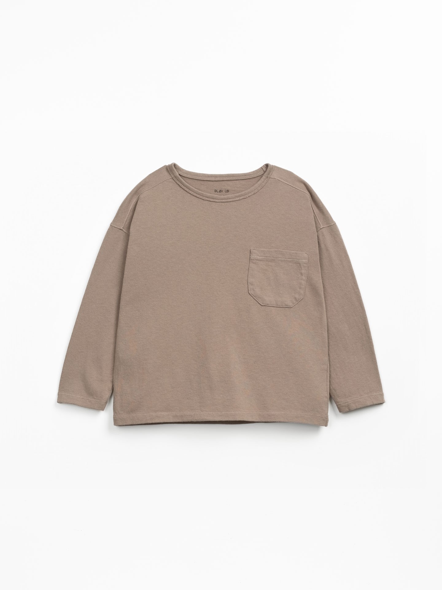 Camiseta de punto de algodón orgánico y algodón reciclado