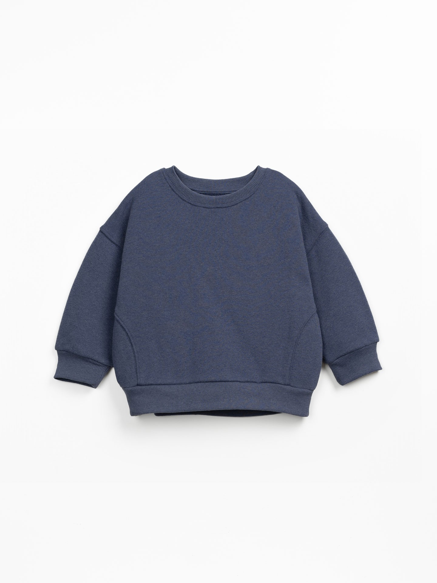 Felpa in misto cotone, cotone riciclato e poliestere riciclato