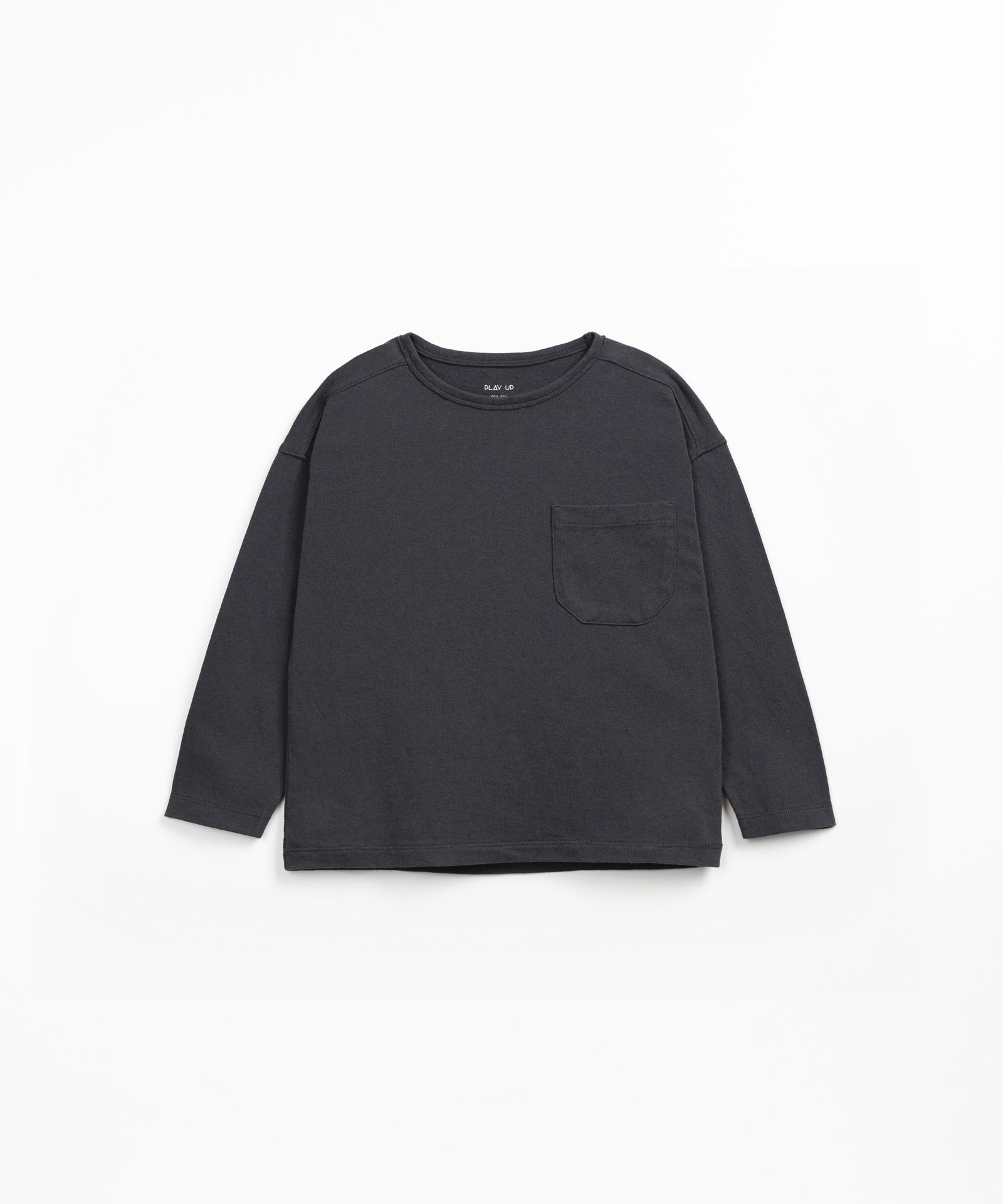 Jersey t-shirt in organic cotton and recycled cotton