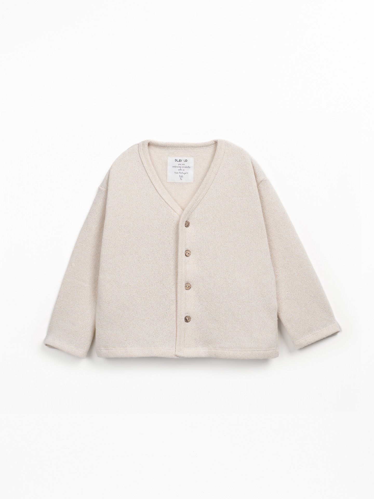 Cardigan in maglia con filato Re(Play)