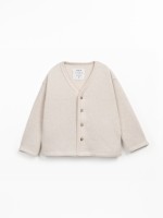 Cardigan in maglia con filato Re(Play)
