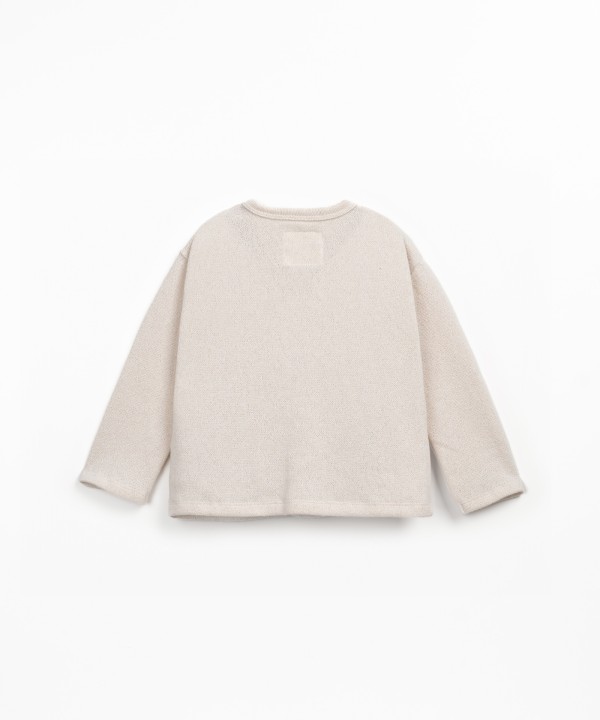 Cardigan in maglia con filato Re(Play)