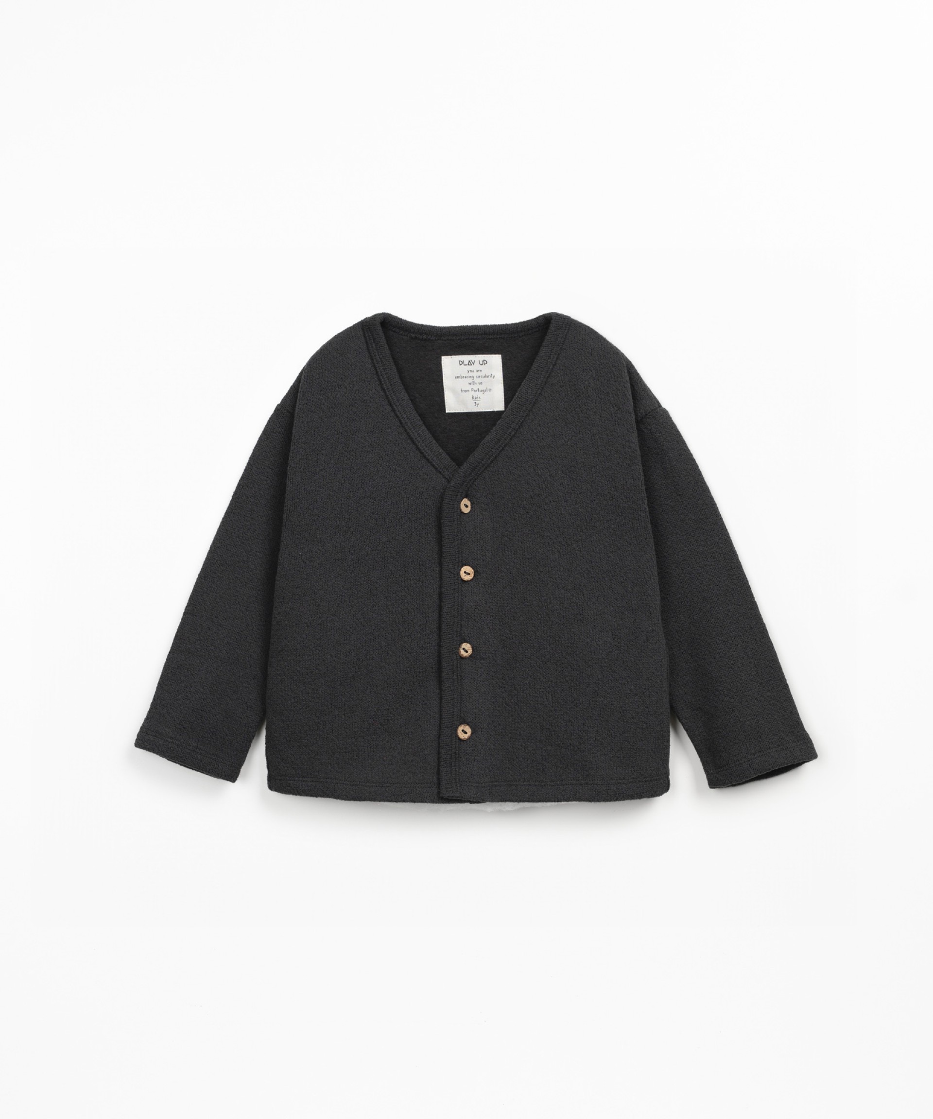 Chaqueta con botones de coco