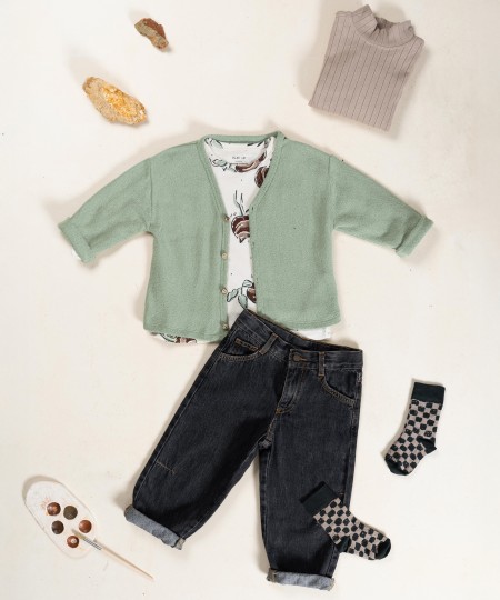 Cardigan en maille avec fil Re(Play)