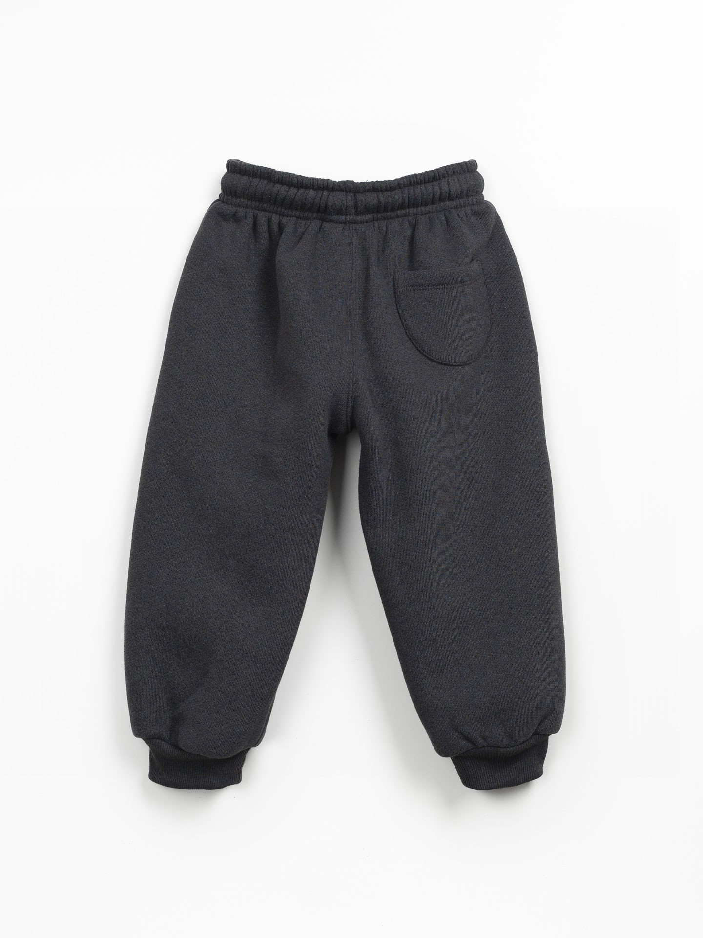 Fleece trousers with cotton, recycled cotton and recycled polyester