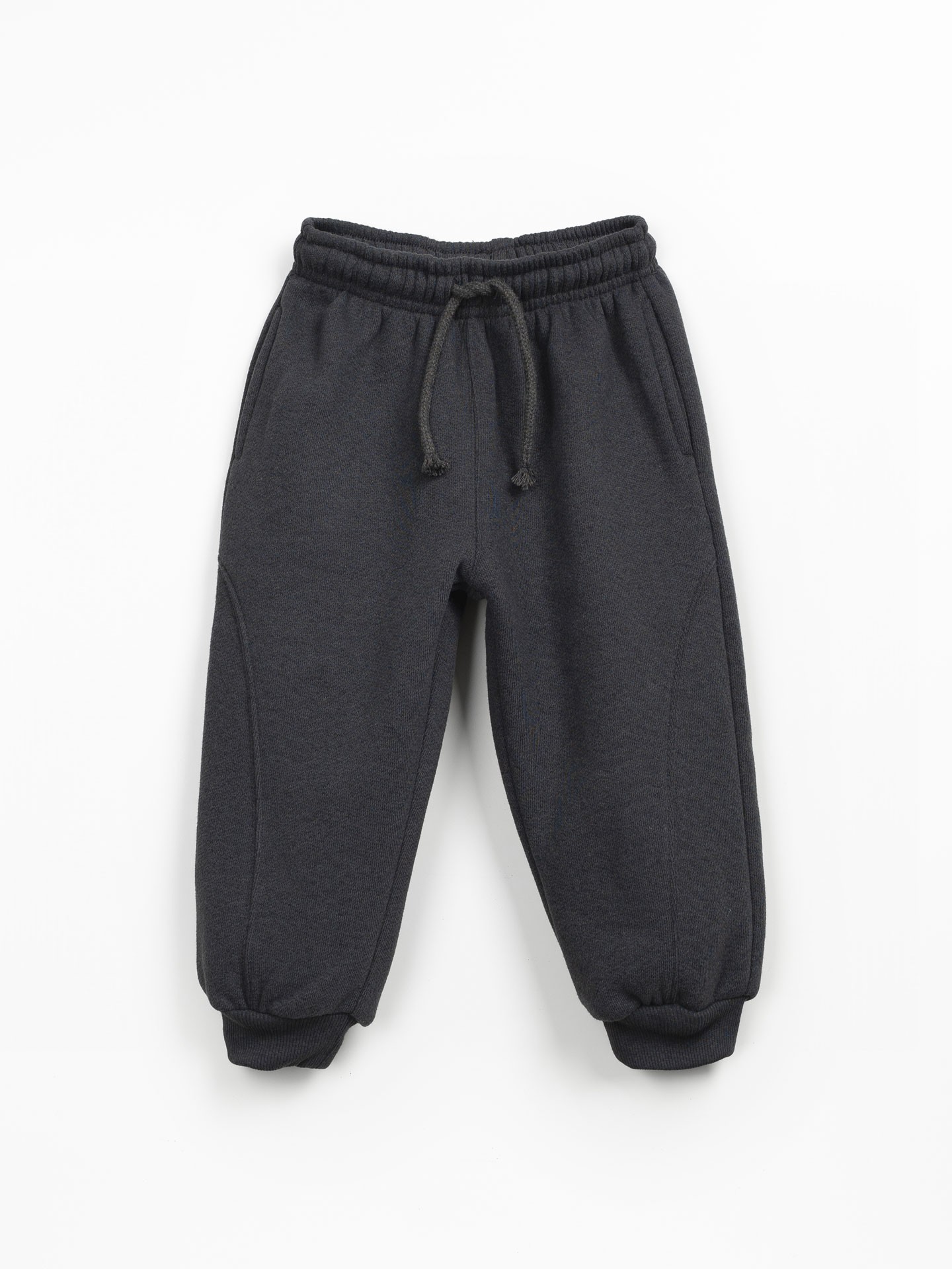 Fleece trousers with cotton, recycled cotton and recycled polyester