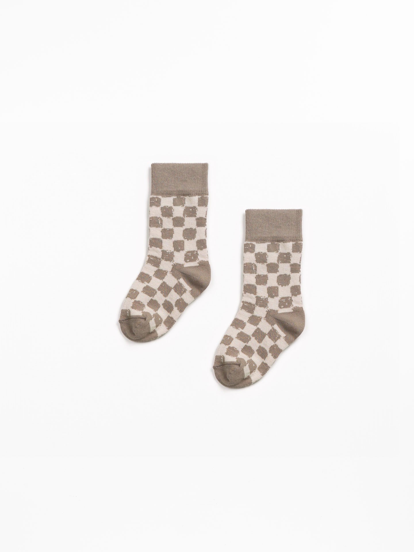 Chaussettes à motif carreaux