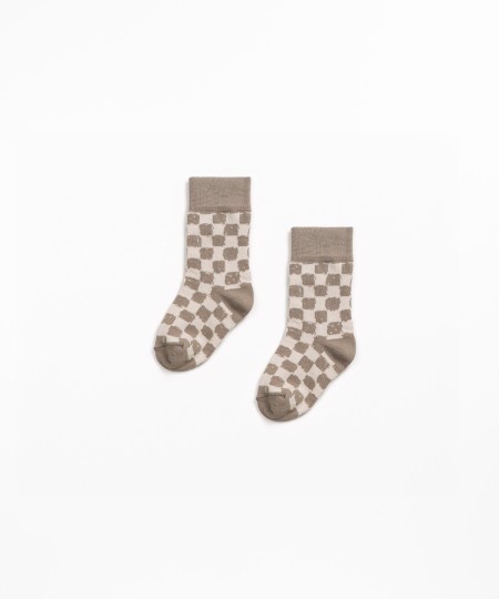 Tile print socks