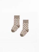Tile print socks