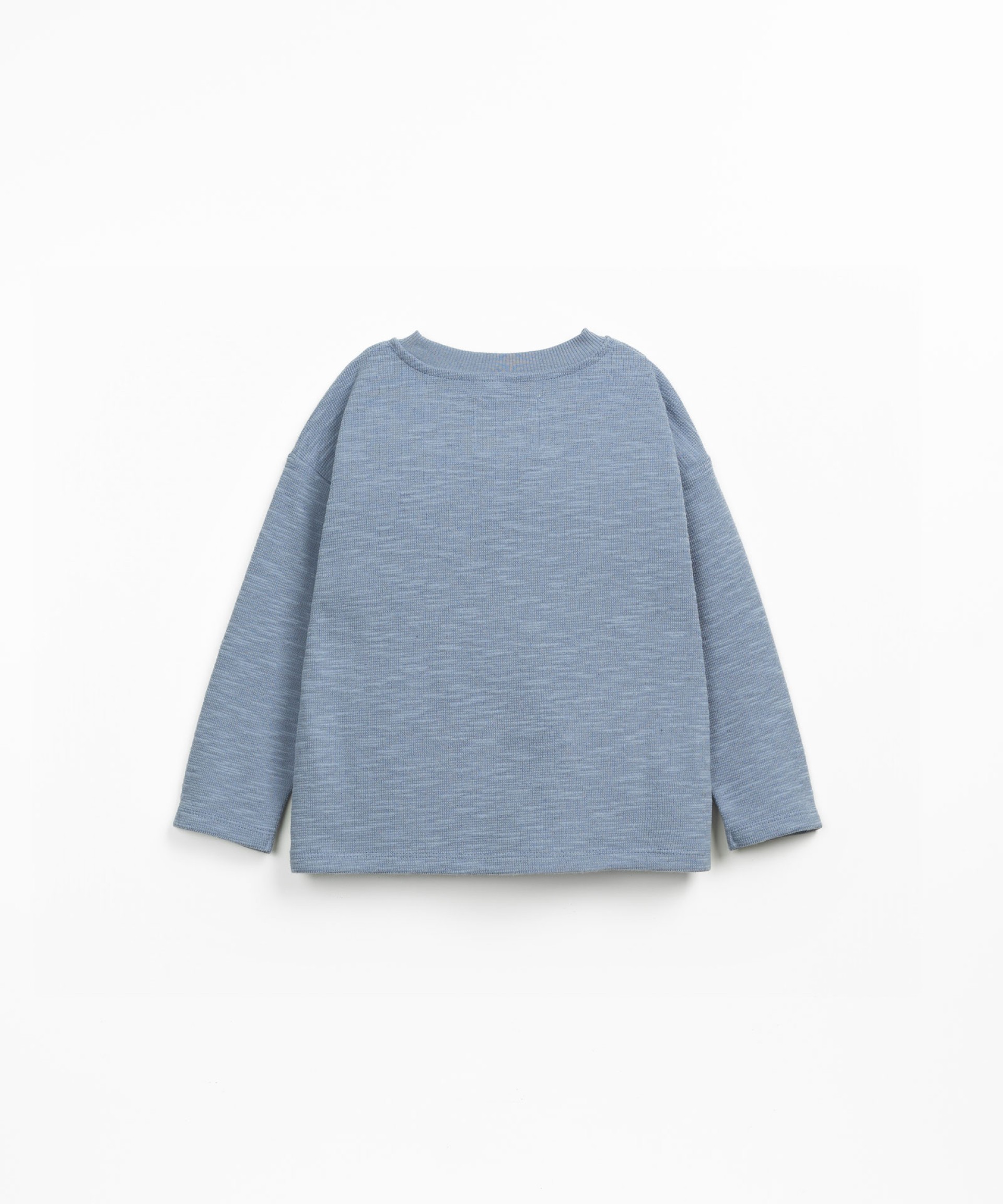 Knit sweater made of natural fibers