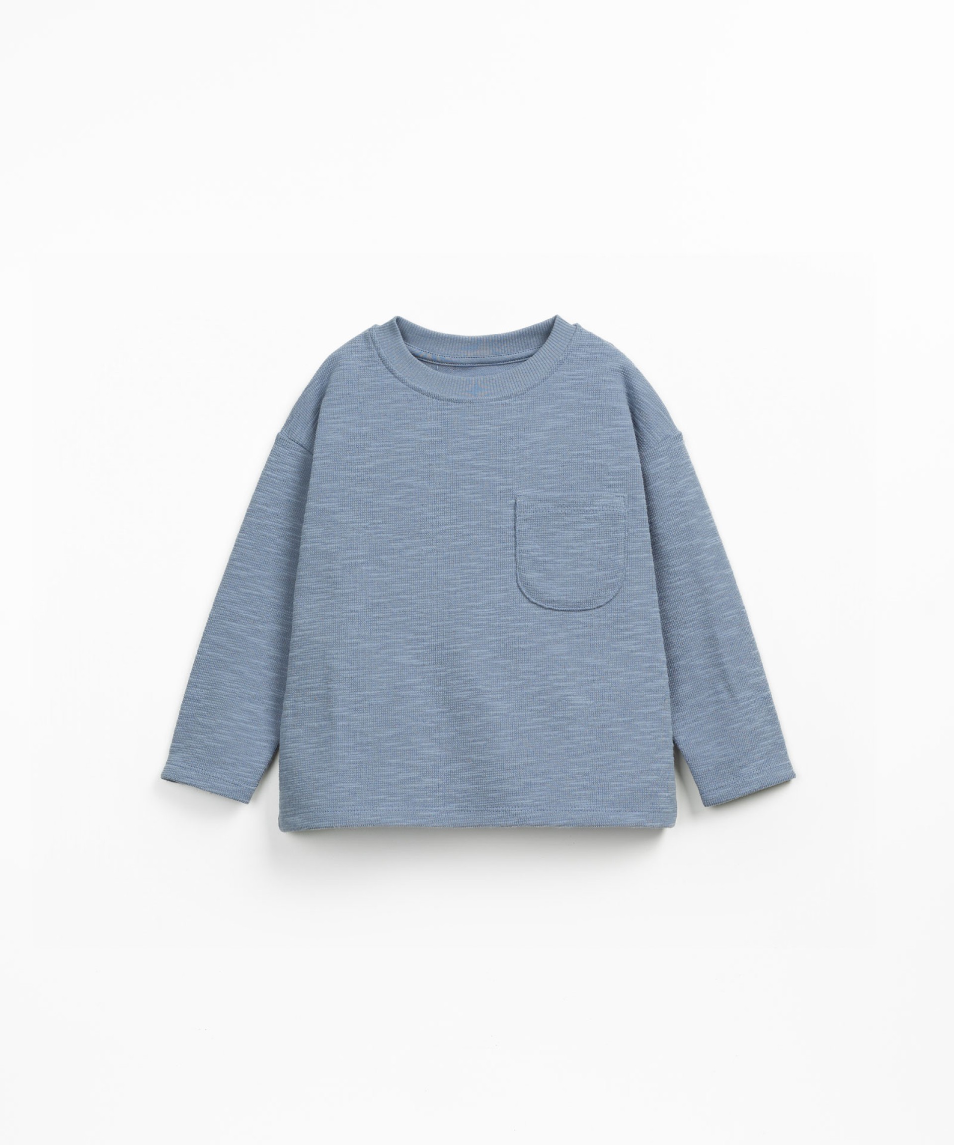 Knit sweater made of natural fibers
