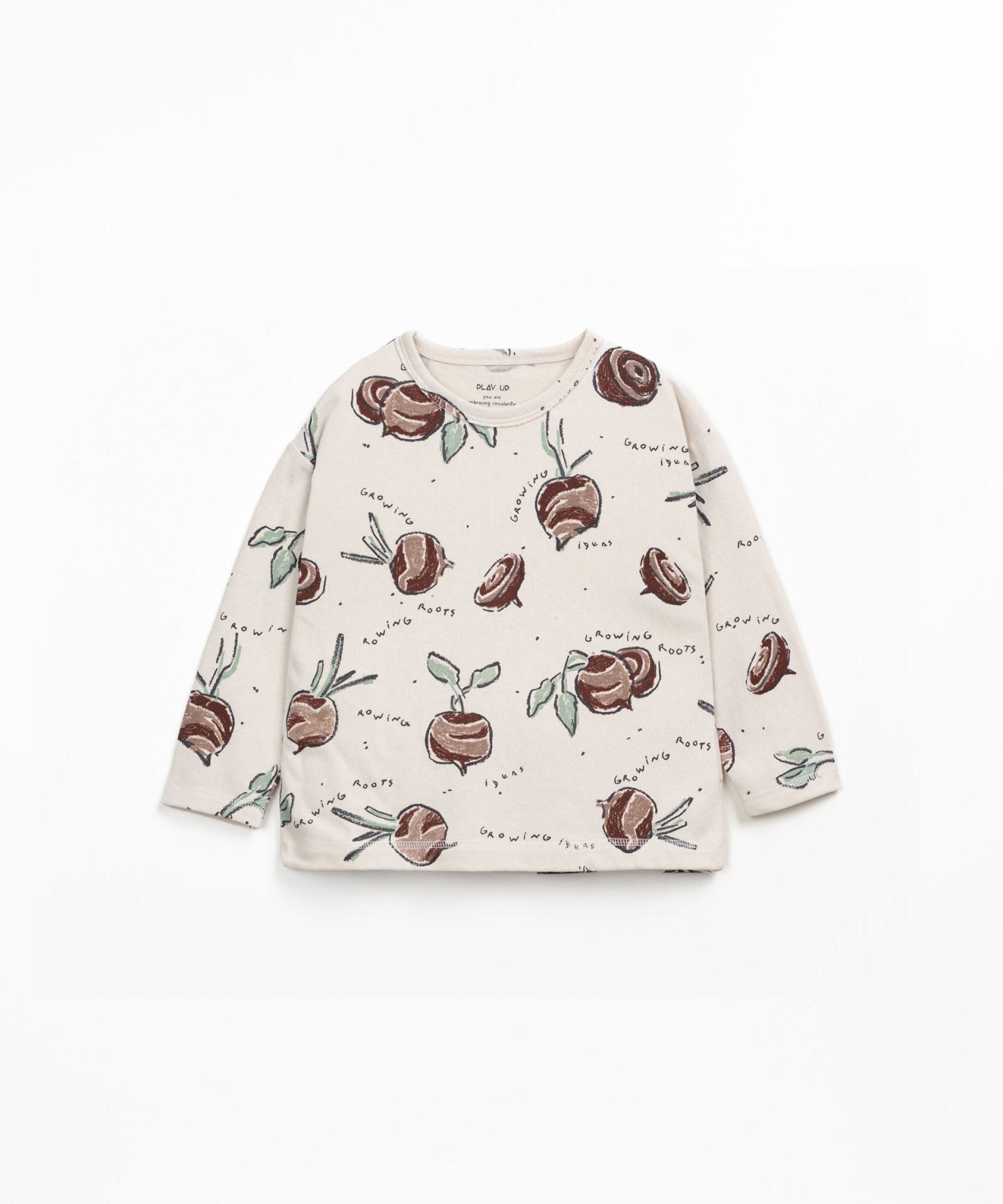 Jersey t-shirt with fiber blend