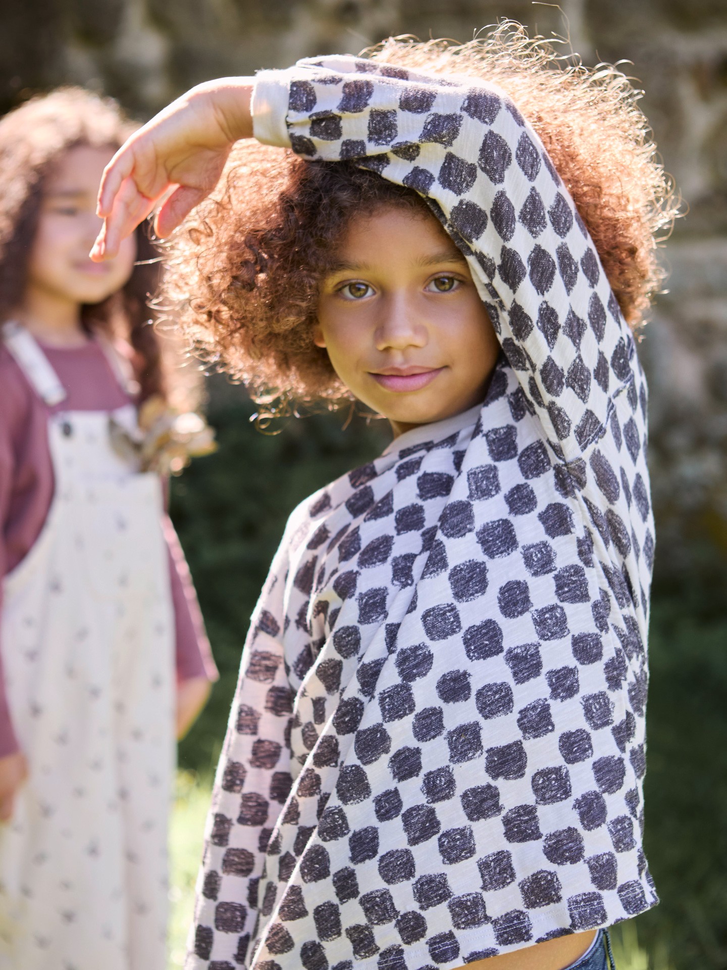 T-shirt à manches longues avec imprimé
