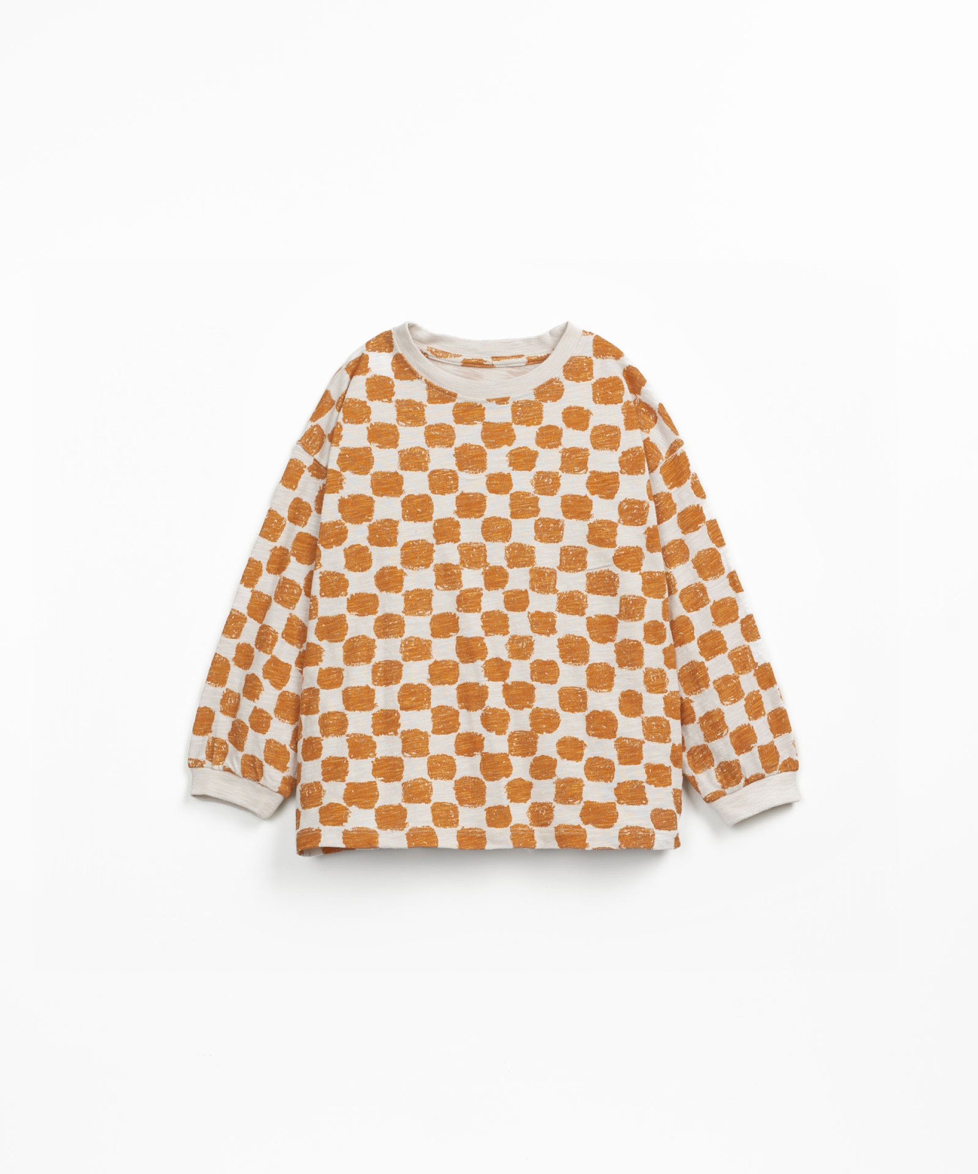 Organic cotton t-shirt with tile print