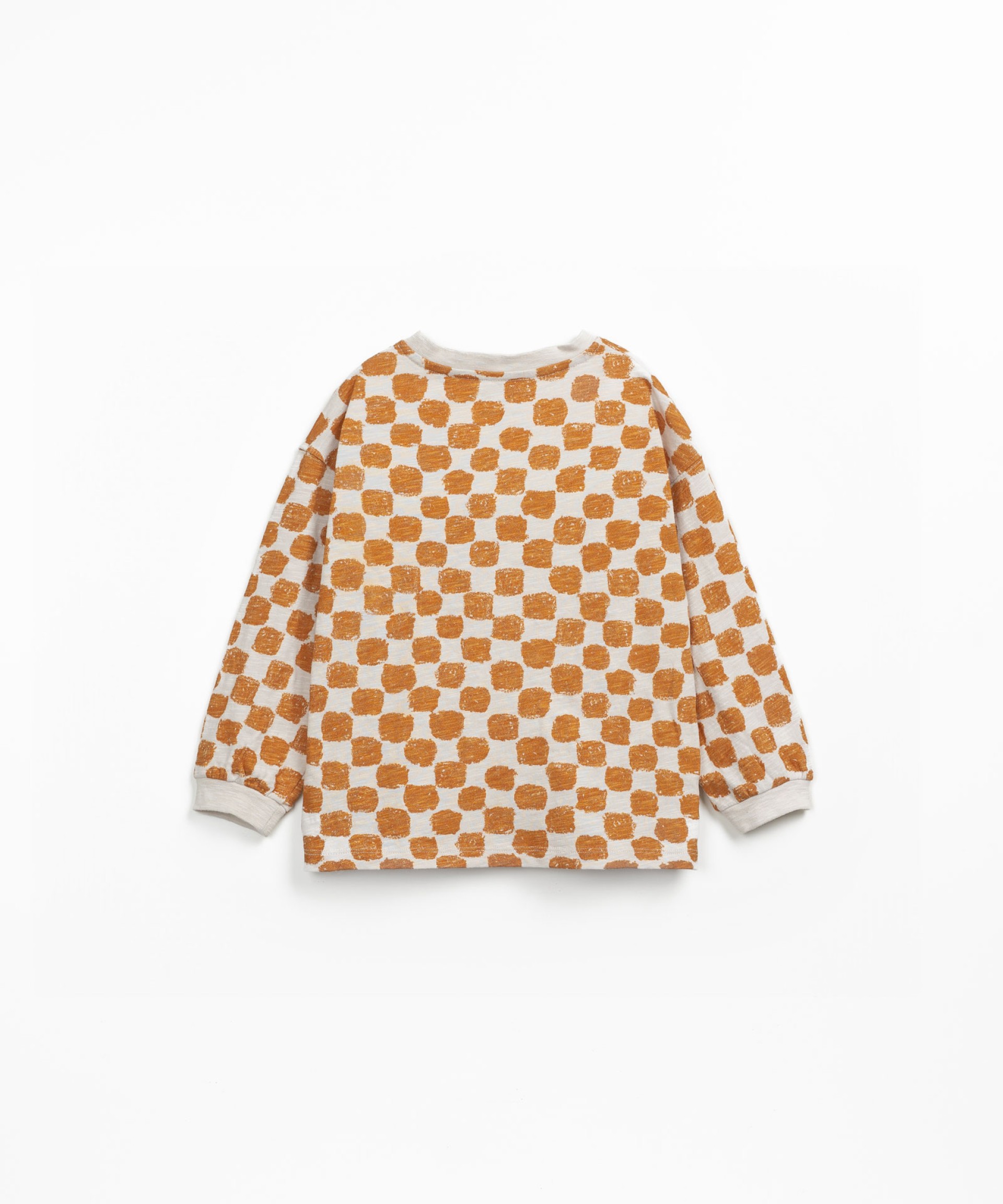 Organic cotton t-shirt with tile print