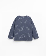 T-shirt with bird print
