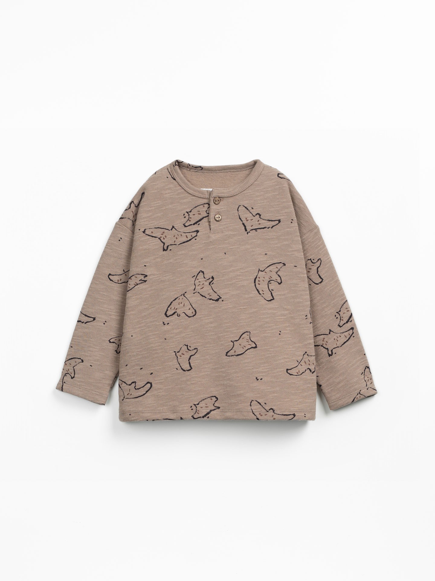 Pull en coton biologique avec imprim?