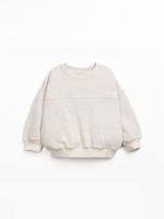 Maglione in cotone rigenerativo e cotone riciclato