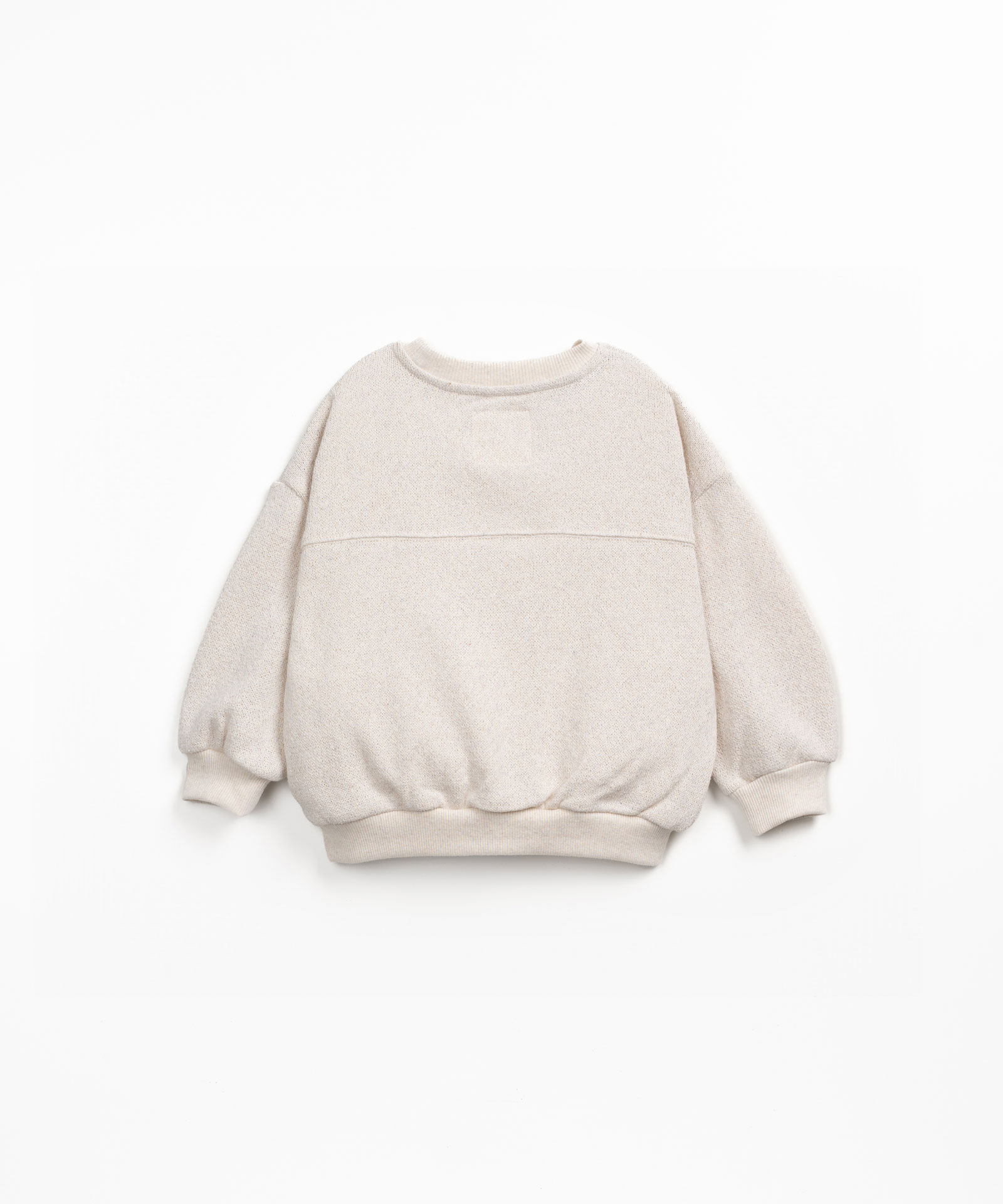 Sweater in regenerative and recycled cotton