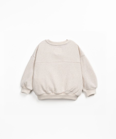 Maglione in cotone rigenerativo e cotone riciclato