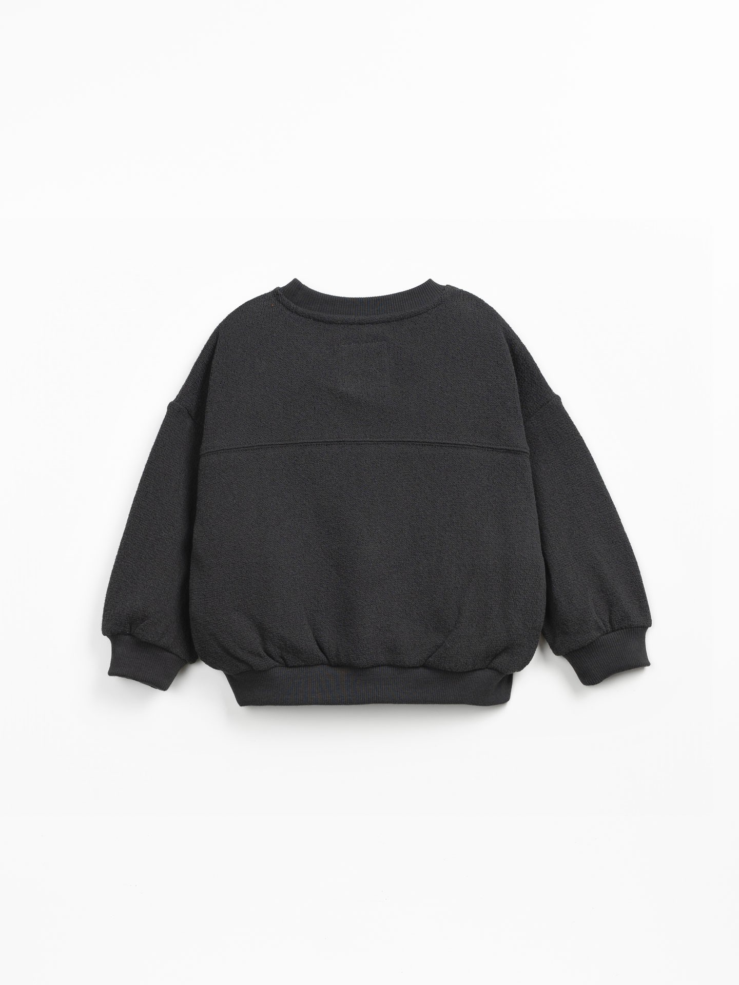 Felpa in maglia di cotone rigenerativo e riciclato