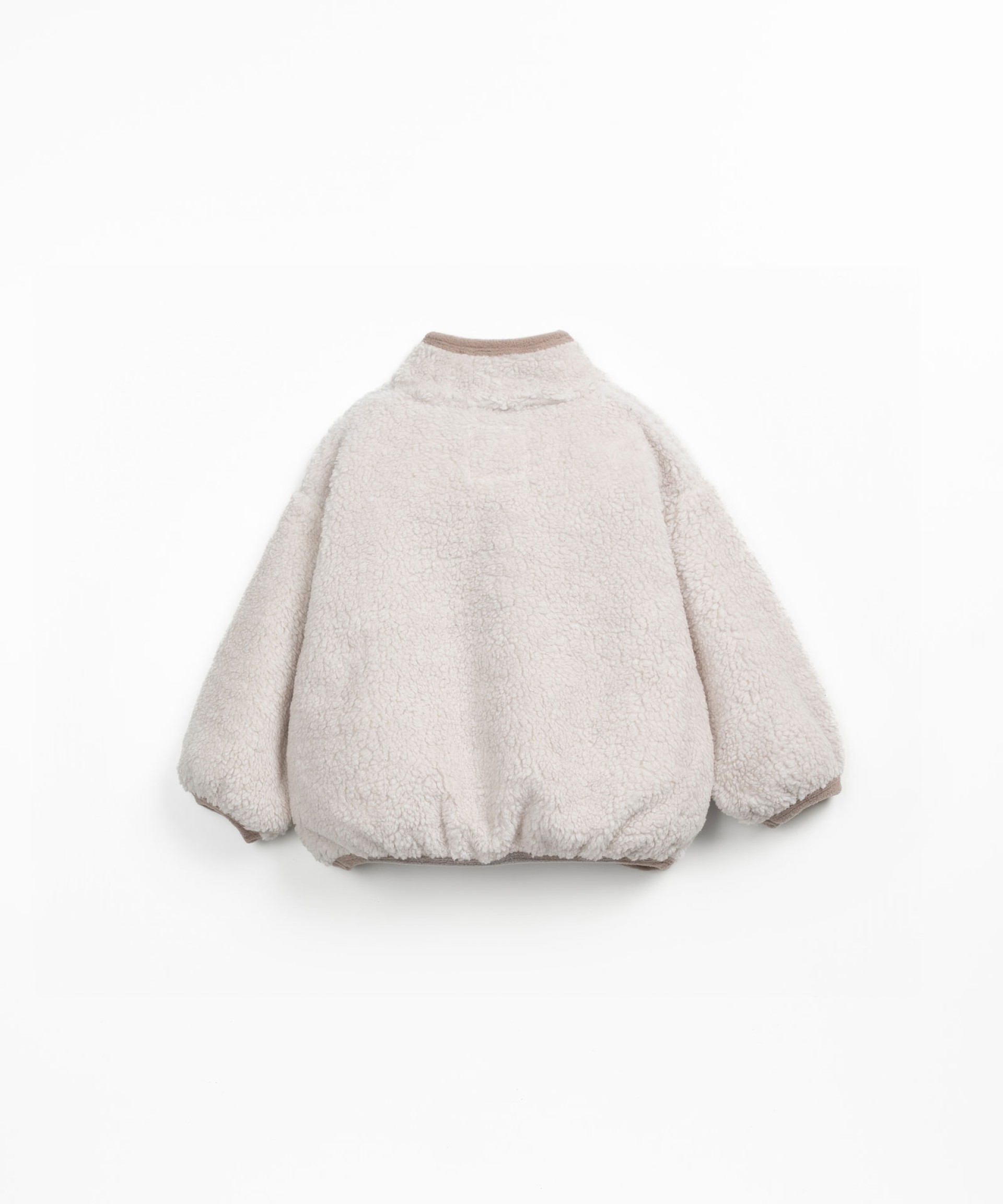 Fur sweatshirt in organic cotton