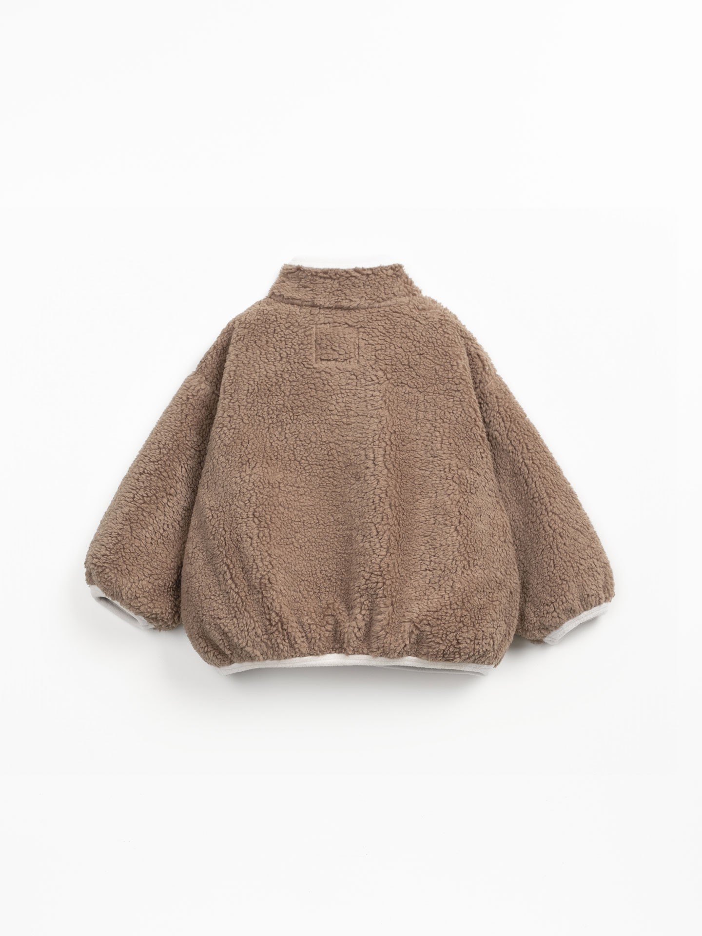 Sudadera de felpa con abertura frontal