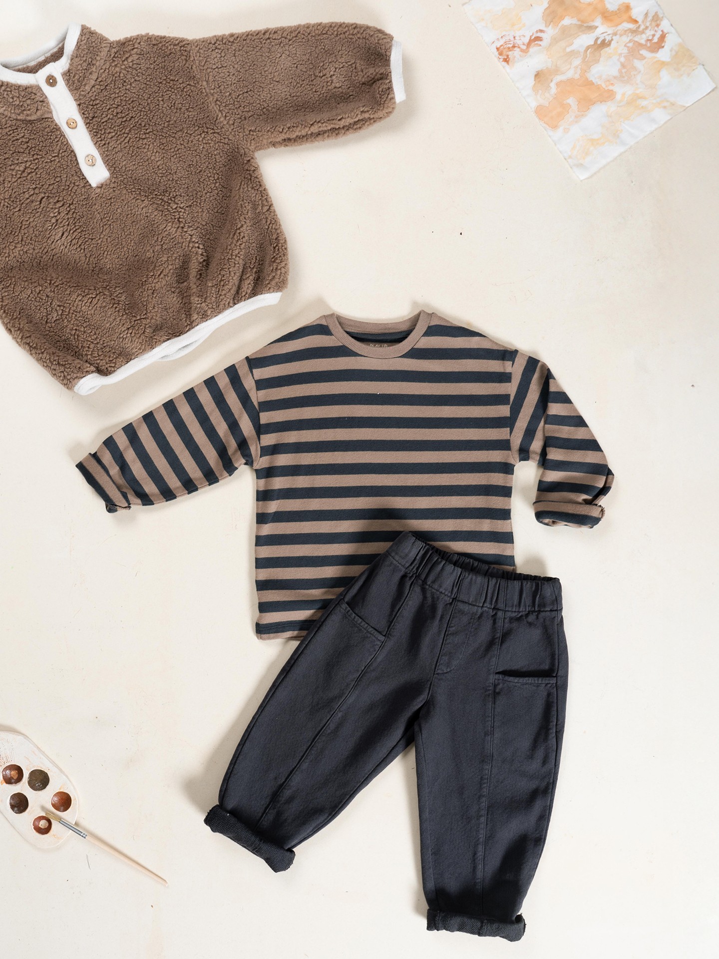 Sudadera de felpa con abertura frontal