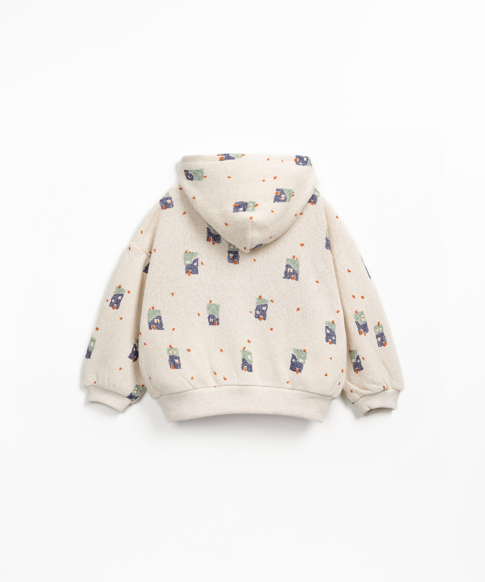 Sweatshirt in regenerative and recycled cotton jersey