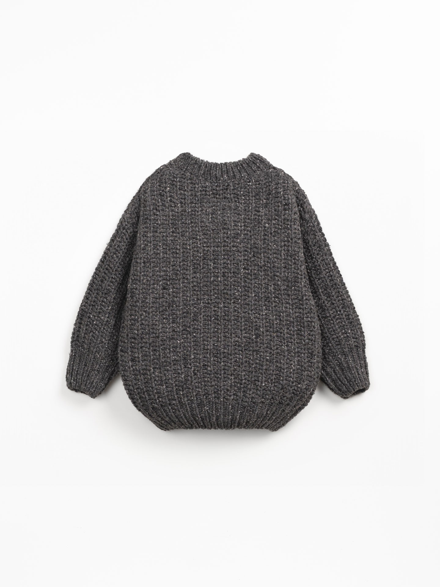 Pull en maille tricotée avec mélange de laine recyclée, laine et viscose