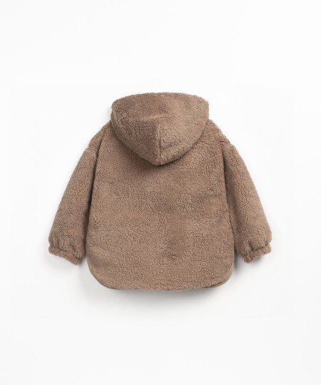 Cappotto con fodera in maglina in misto cotone biologico e cotone riciclato