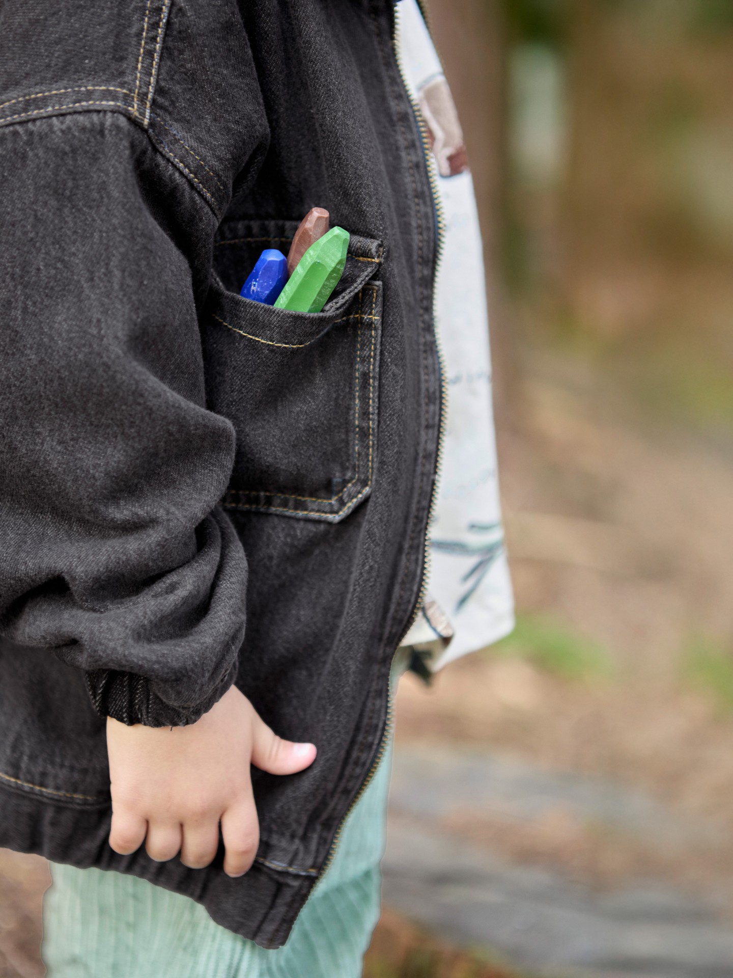 Veste en jean en coton