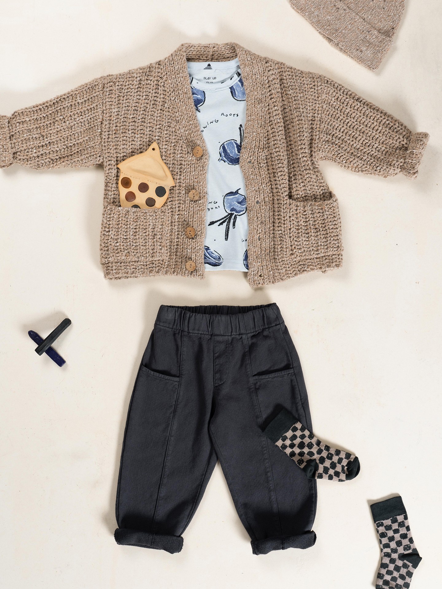 Gilet en maille mélange de laine