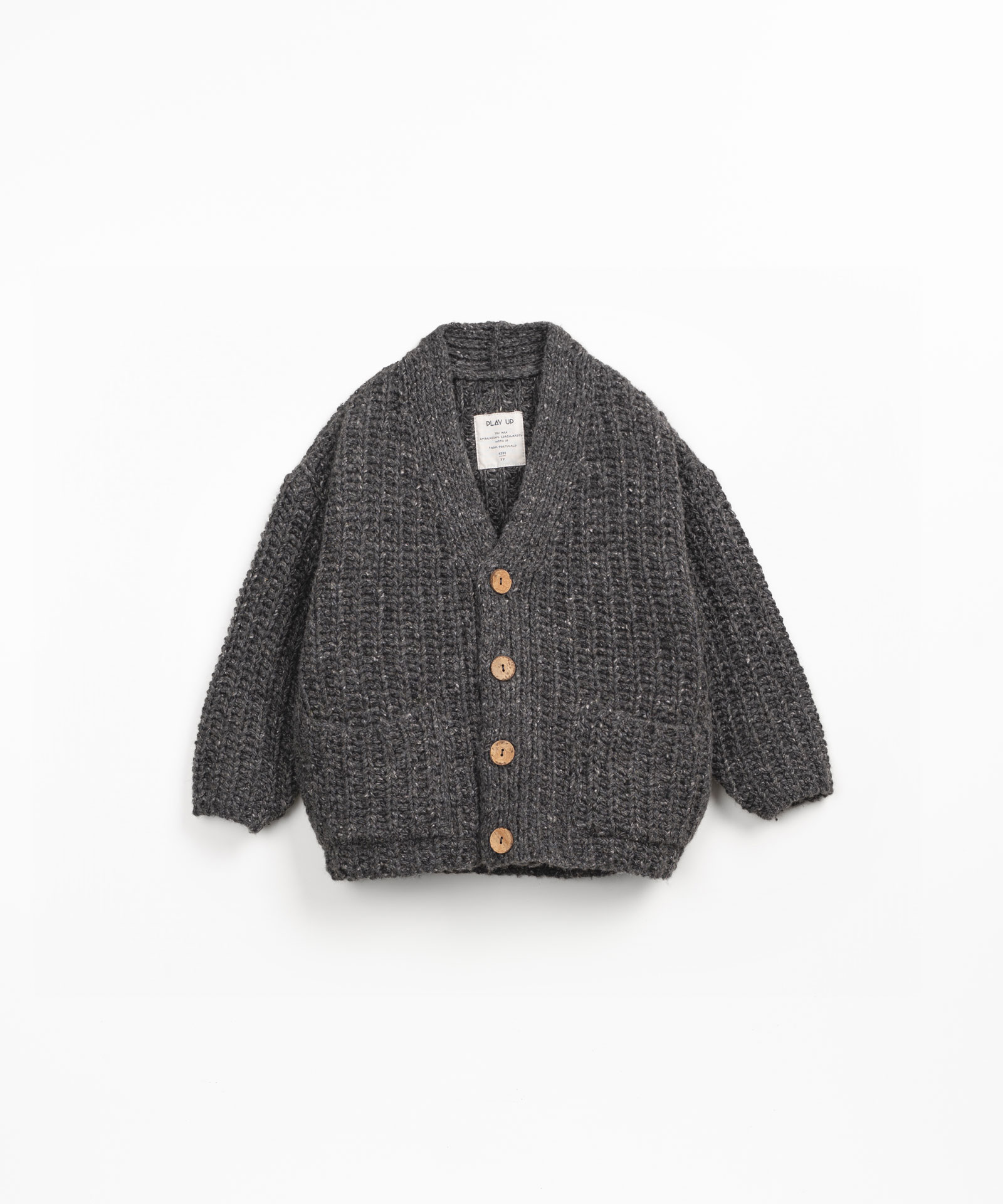 Cardigan in maglia mista lana