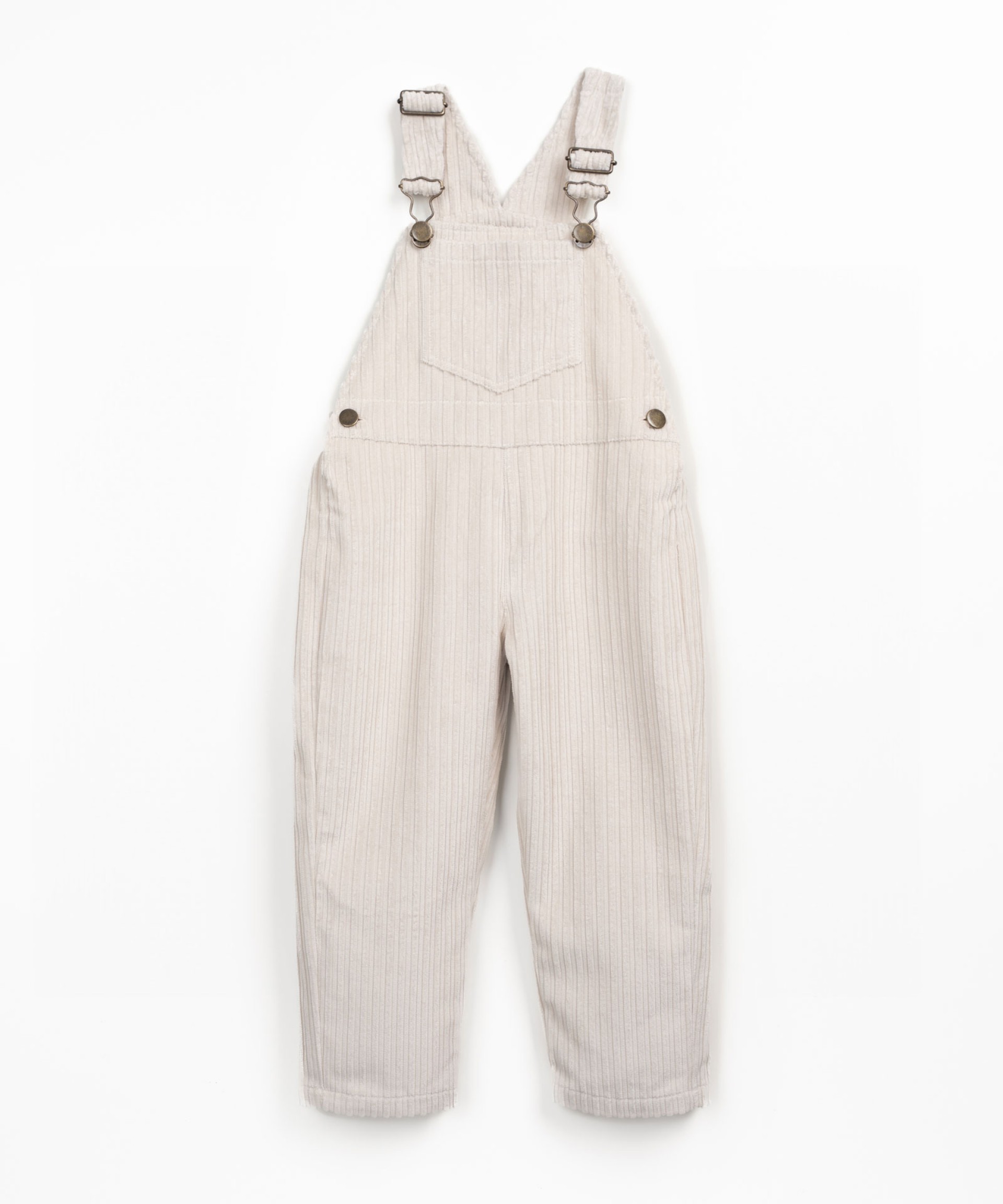Corduroy jumpsuit with recycled fibers