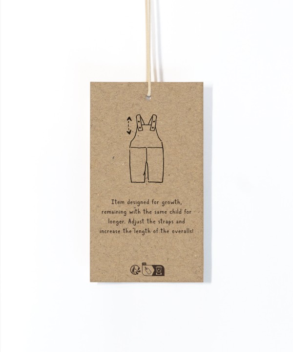 Corduroy jumpsuit with adjustable straps