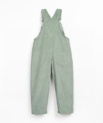 Corduroy jumpsuit with recycled fibres