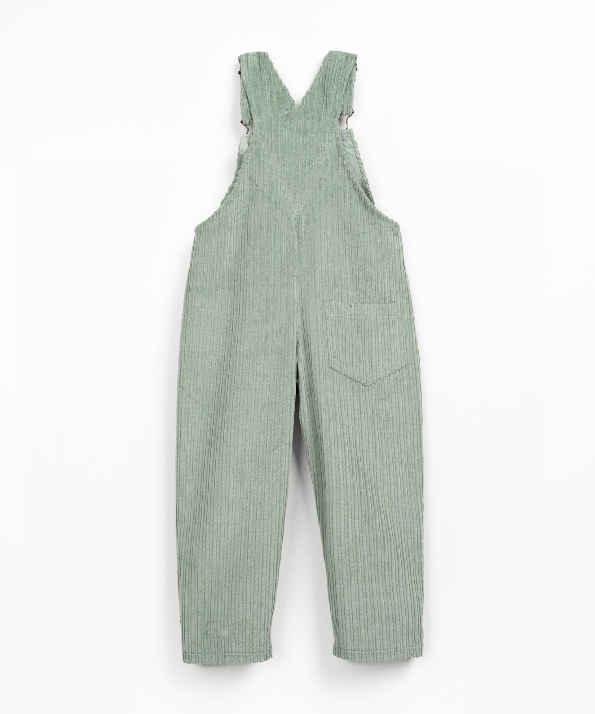 Corduroy jumpsuit with recycled fibres