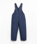 Denim jumpsuit with chest pocket